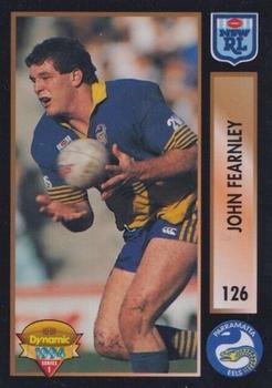 1994 Dynamic Rugby League Series 1 #126 John Fearnley Front
